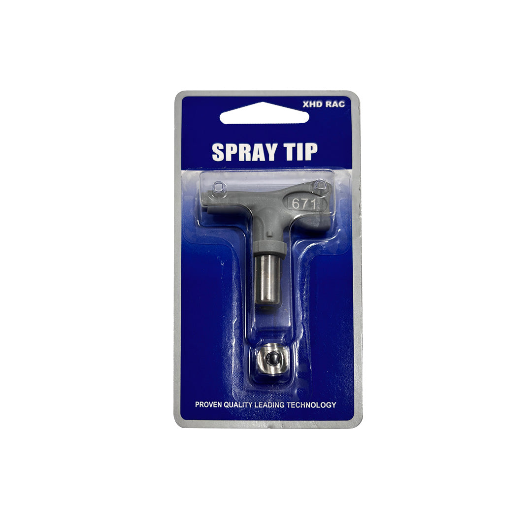 Duza, airless, Graco, RAC X pentru Glet 671, 0.071, inch, 1, 80 mm, Unghi de pulverizare 60 ° XHD671 Duza, airless, Graco, RAC X pentru Glet 671, 0.071, inch, 1, 80 mm, Unghi de pulverizare 60 ° XHD671